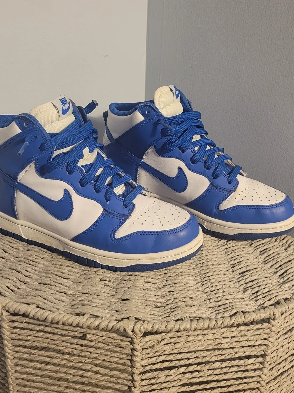 Nike Dunk High Game Royal Kentucky Blue White High Top Sneakers Size 6
